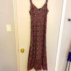 J.Crew multicolored maxi dress. Size 4. NWT